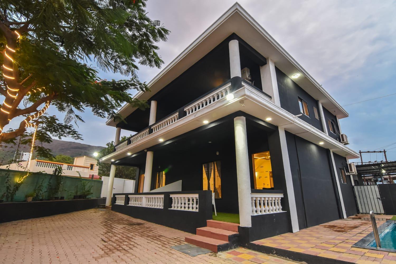 Empyrean Stay Ll 3Bhk Ll Black Horse Villa Ll Ac Ll Private Pool Ll Wifi II Lux Ll โลนาวาลา ภายนอก รูปภาพ